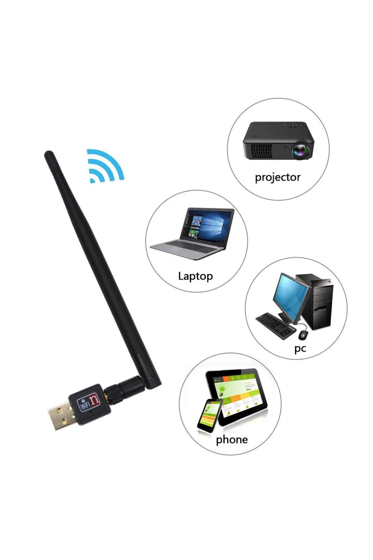 Torima Mini USB Wi-Fi Adaptörü 600 Mbps 802.11n Kablosuz Alıcı